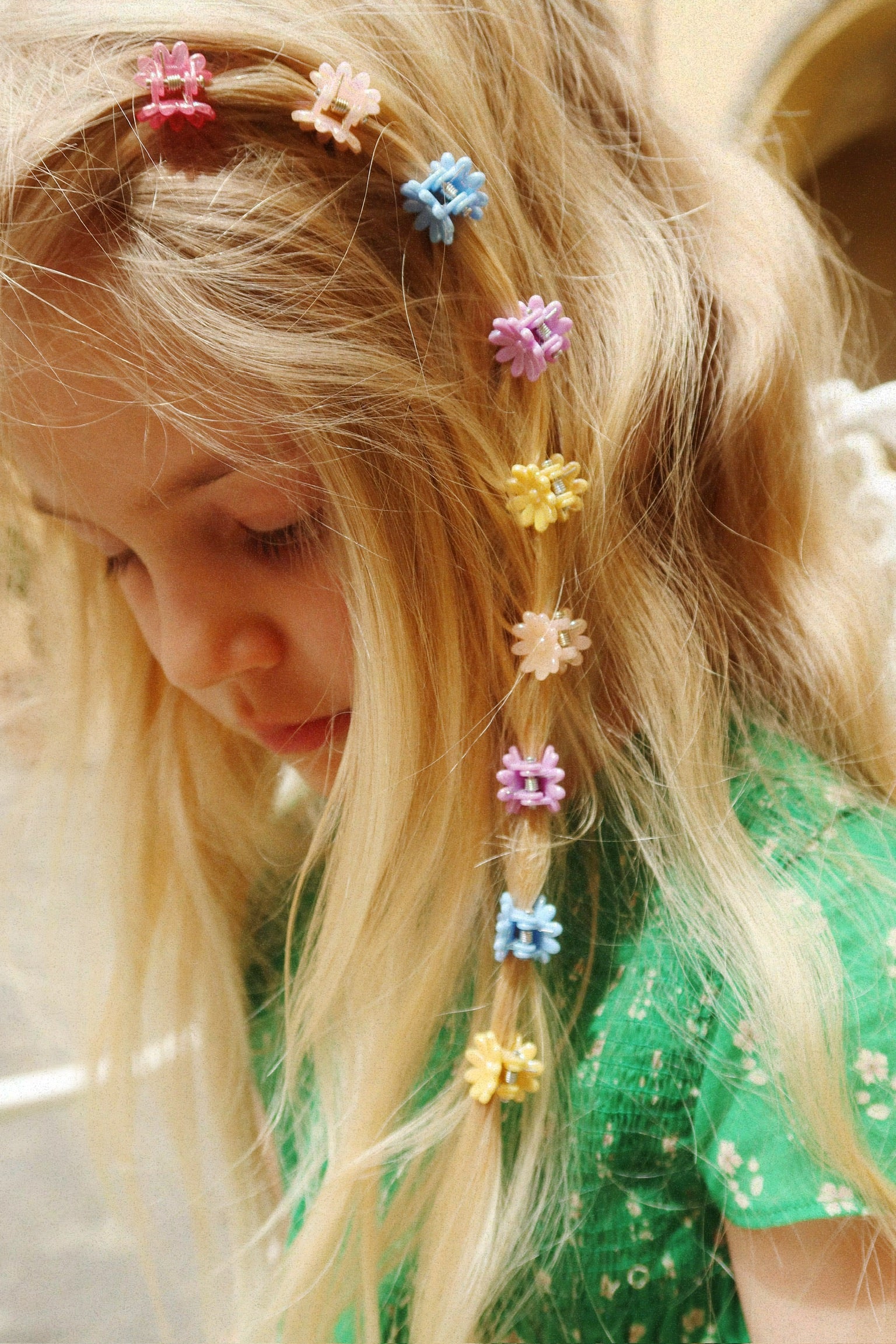 10-pack Mini Flower haarclipjes