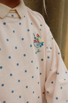 Spotty Polo Sweater