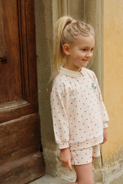 Spotty Polo Sweater