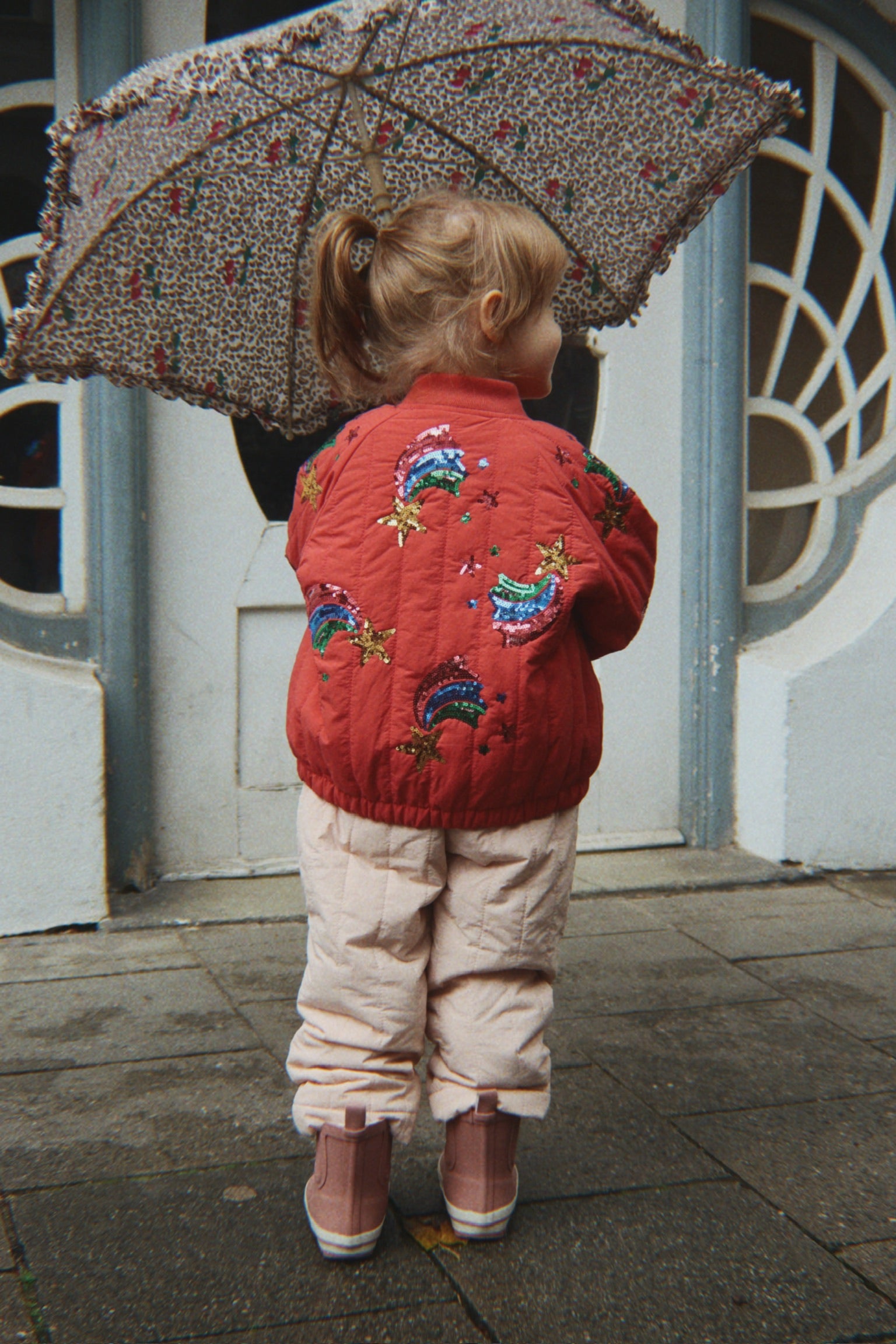 Juno Sequin Rainbow Bomber