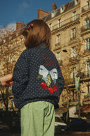 Juno Printed Dot Bomber