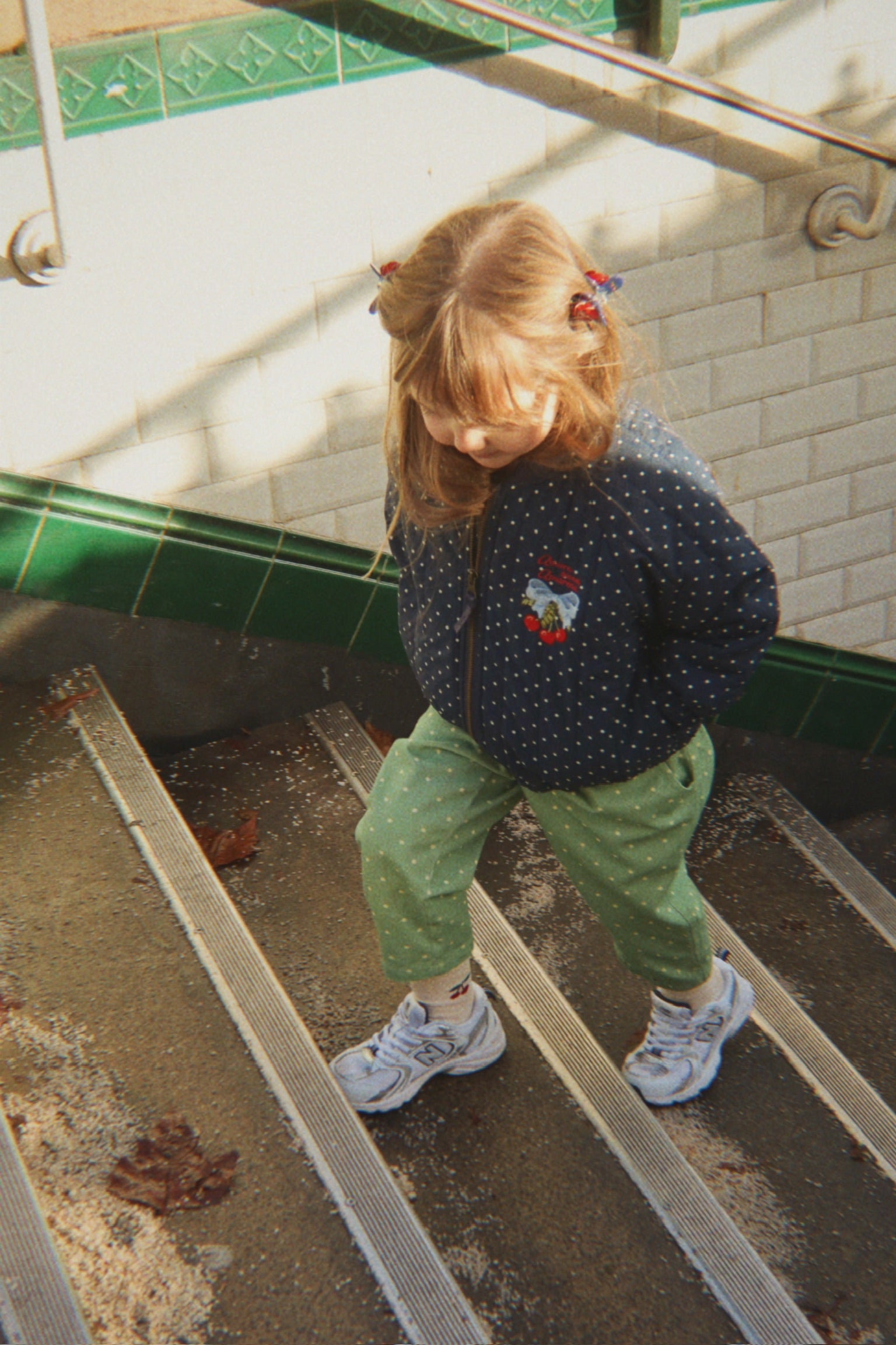 Juno Printed Dot Bomber