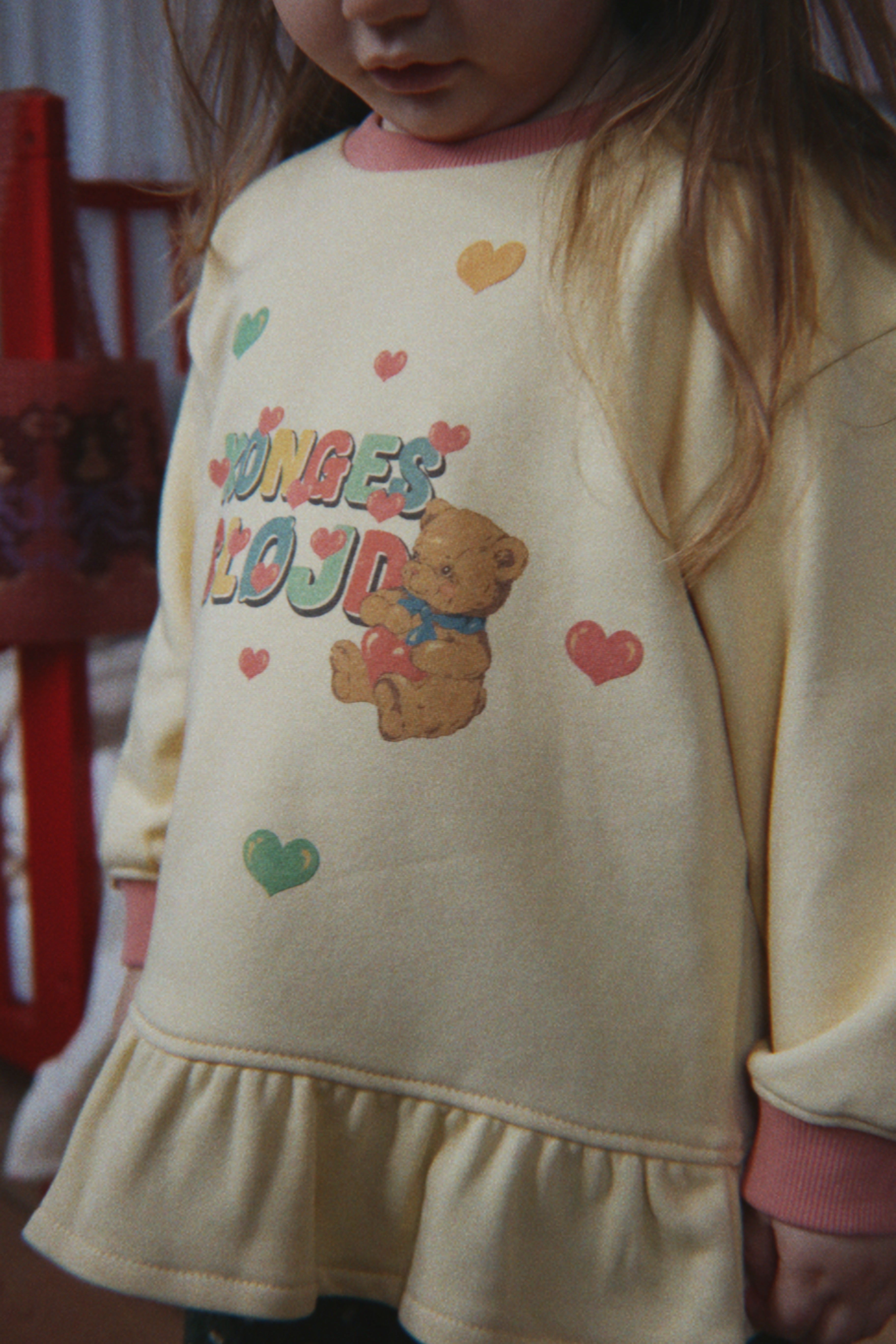 Spotty Frill Sweater