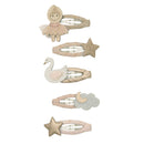5-pack Ballerina haarclipjes