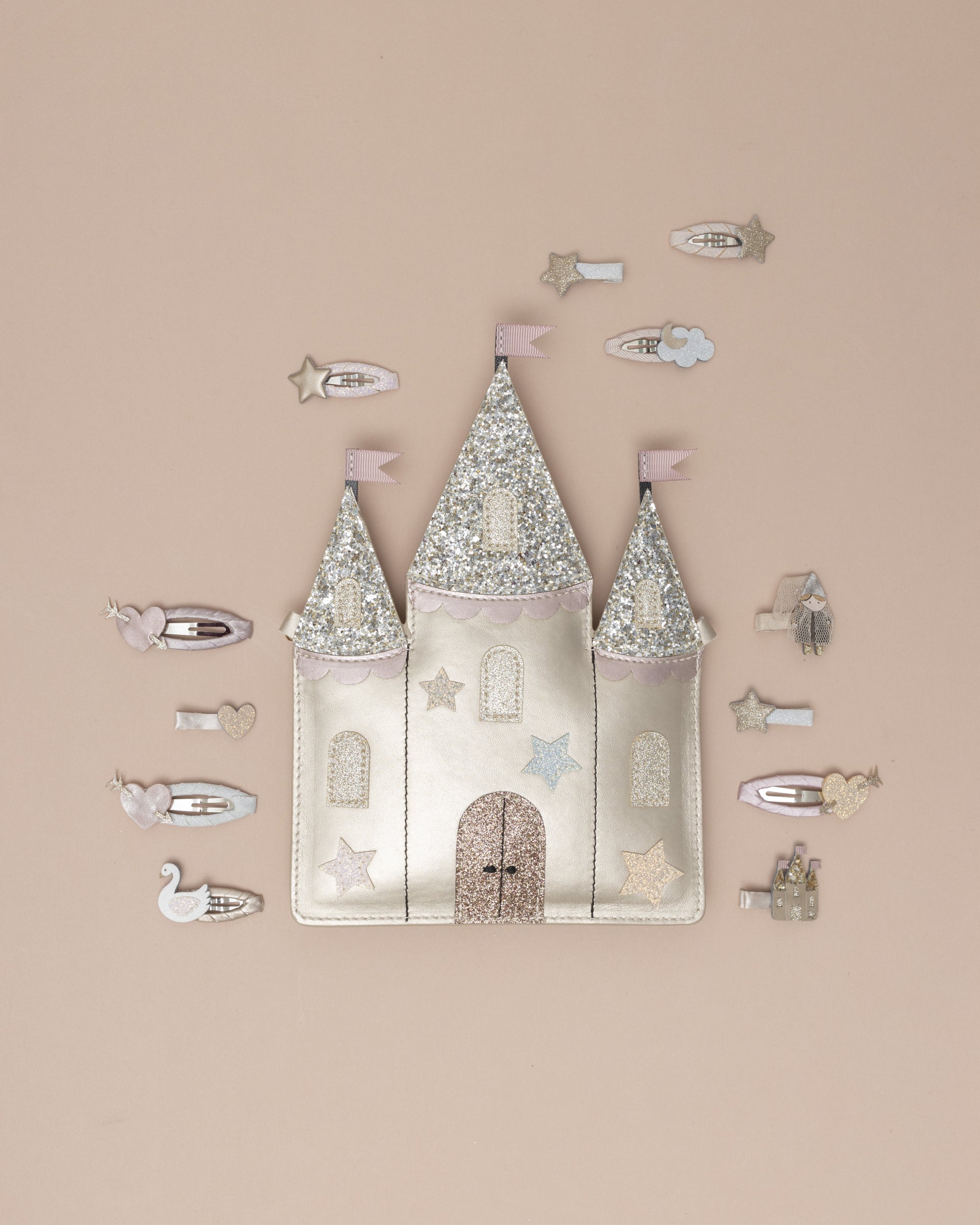 5-pack Ballerina haarclipjes