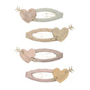 4-pack Cupid Heart haarclipjes