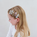 5-pack Scallop haarclipjes