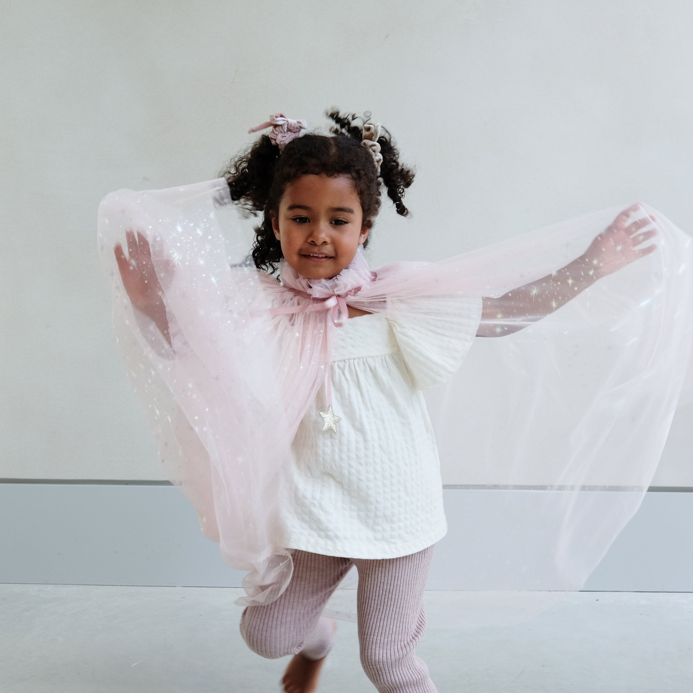 4-pack Sparkle Velvet strik elastiekjes