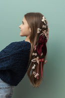 5-pack Tinkerbell Velvet strik haarclipjes