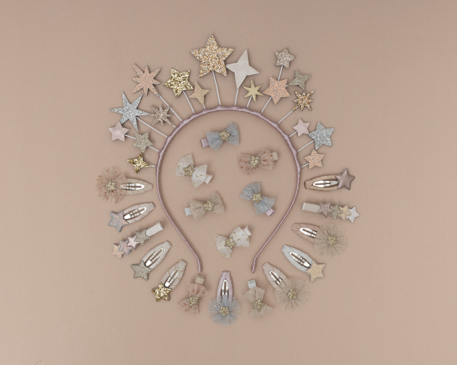 5-pack Celeste Unicorn haarclipjes