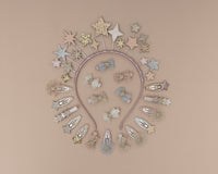 5-pack Celeste Unicorn haarclipjes