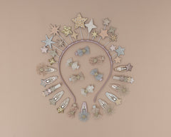 5-pack Celeste Unicorn haarclipjes