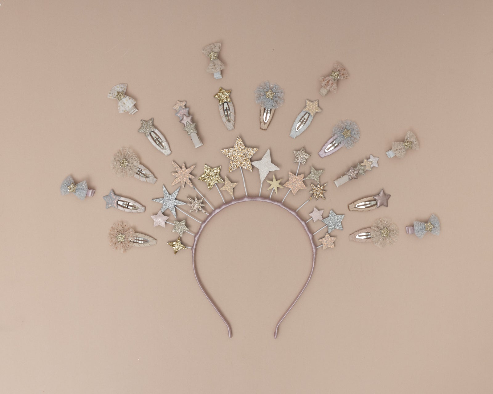 5-pack Celeste Unicorn haarclipjes