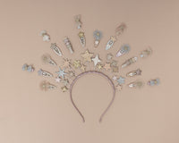 5-pack Celeste Unicorn haarclipjes