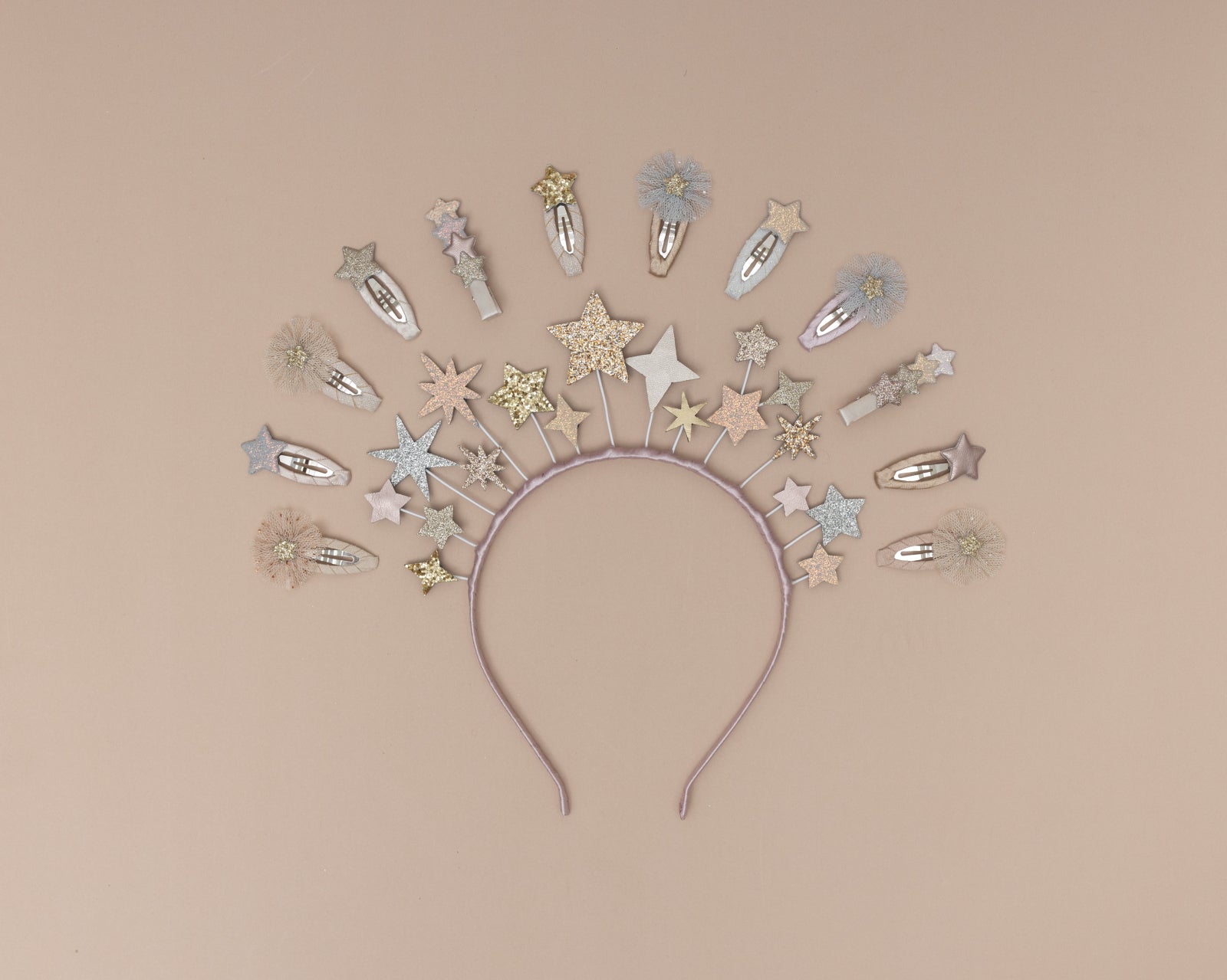 5-pack Celeste Unicorn haarclipjes