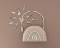 5-pack Celeste Unicorn haarclipjes