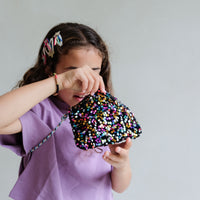 4-pack Disco over the Rainbow haarclipjes