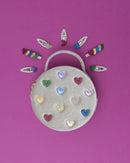 2-pack Jazzy Layered Heart haarclipjes