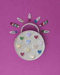 2-pack Jazzy Layered Heart haarclipjes