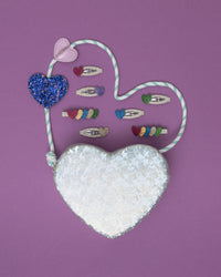 2-pack Jazzy Layered Heart haarclipjes