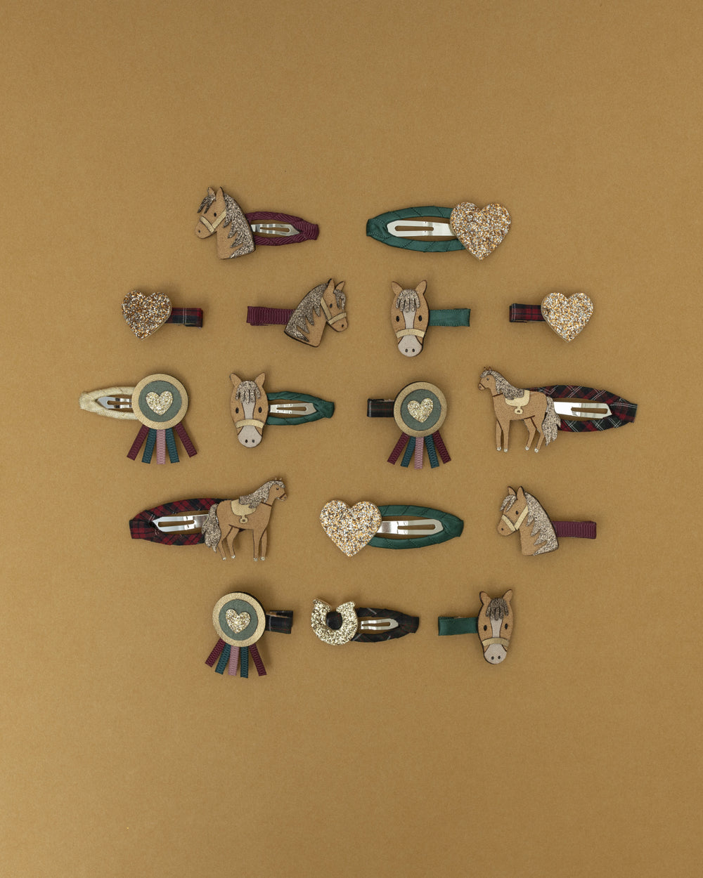 8-pack Pony Pals haarclipjes