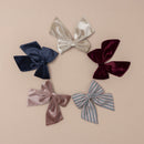 2-pack Tartan Agnes strik haarclip