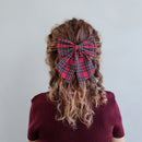 2-pack Tartan Agnes strik haarclip