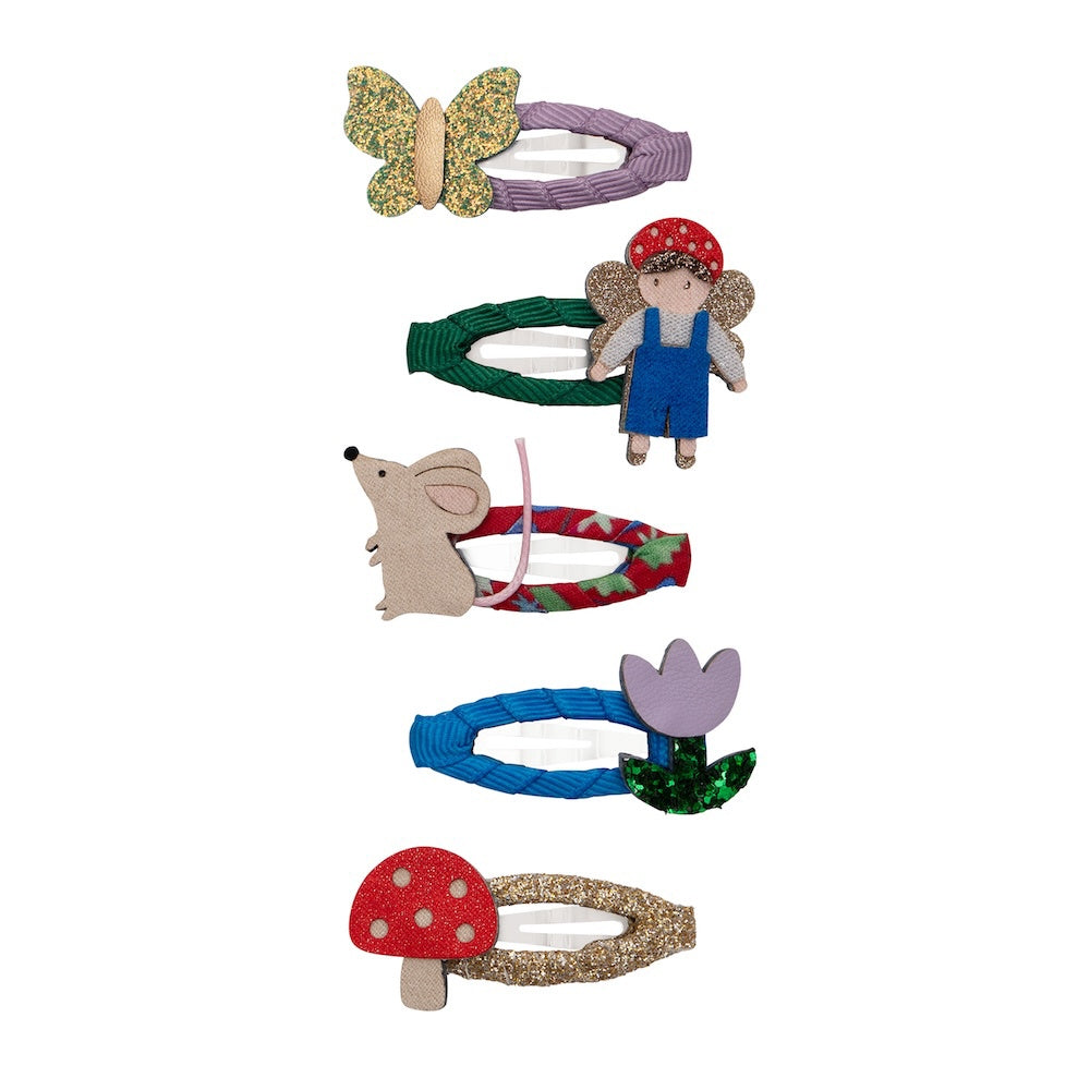 5-pack Woodland Fairy haarclipjes