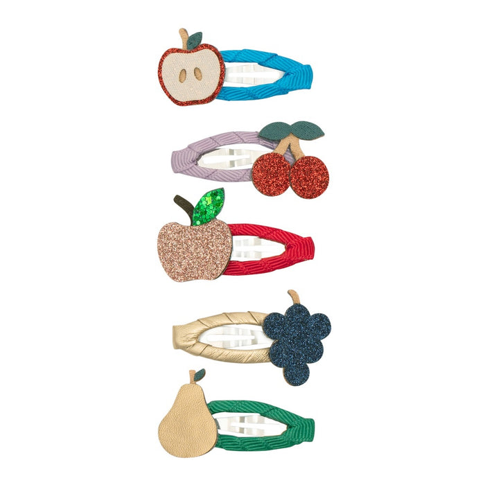 5-pack Fruity haarclipjes