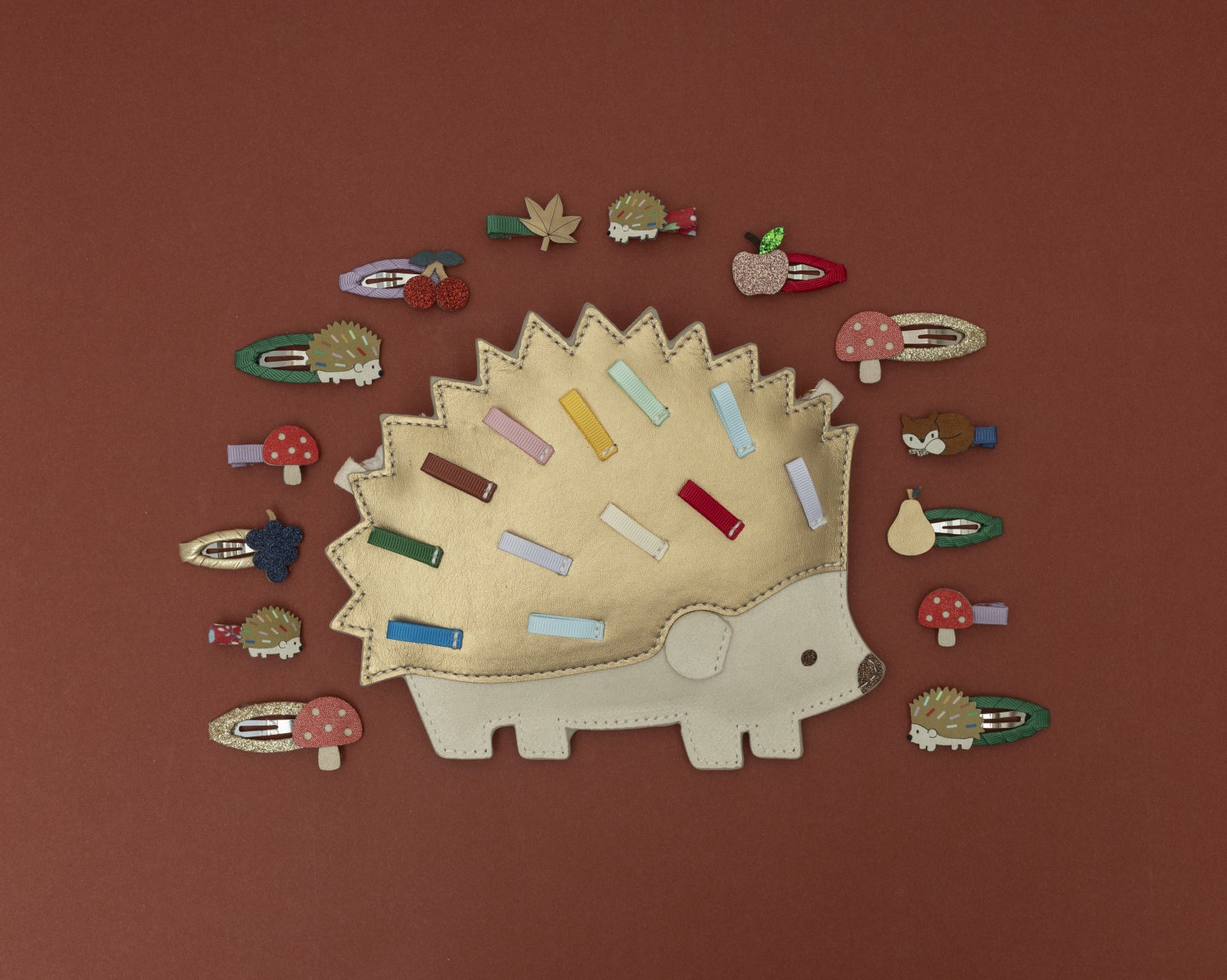 5-pack Fruity haarclipjes