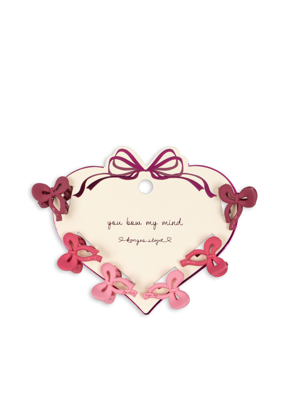 6-pack Mini Bow haarclipjes