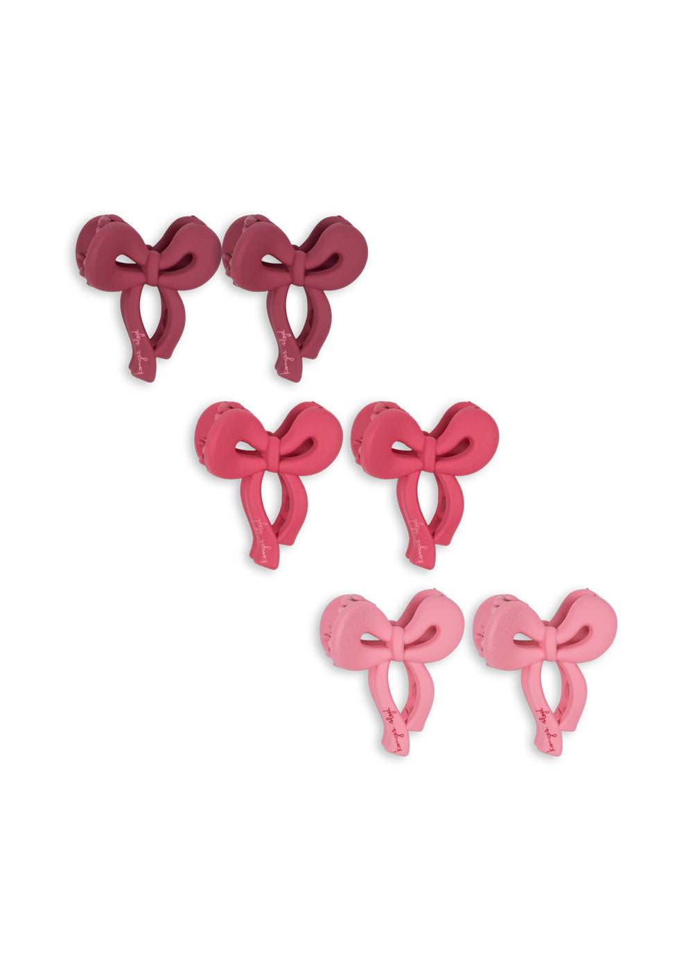 6-pack Mini Bow haarclipjes