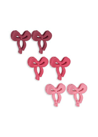 6-pack Mini Bow haarclipjes