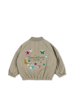 Juno Sequin Bomber Jacket 