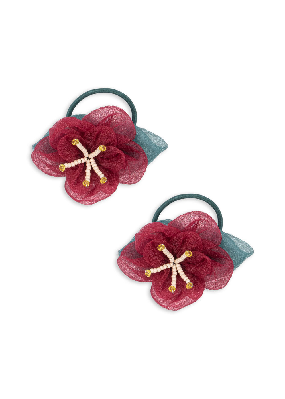 2-pack Fleur haarelastiek