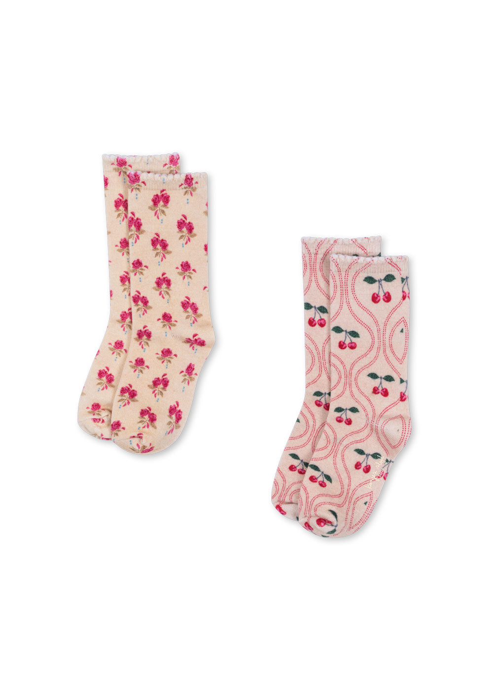 2-pack Geprinte Sokken