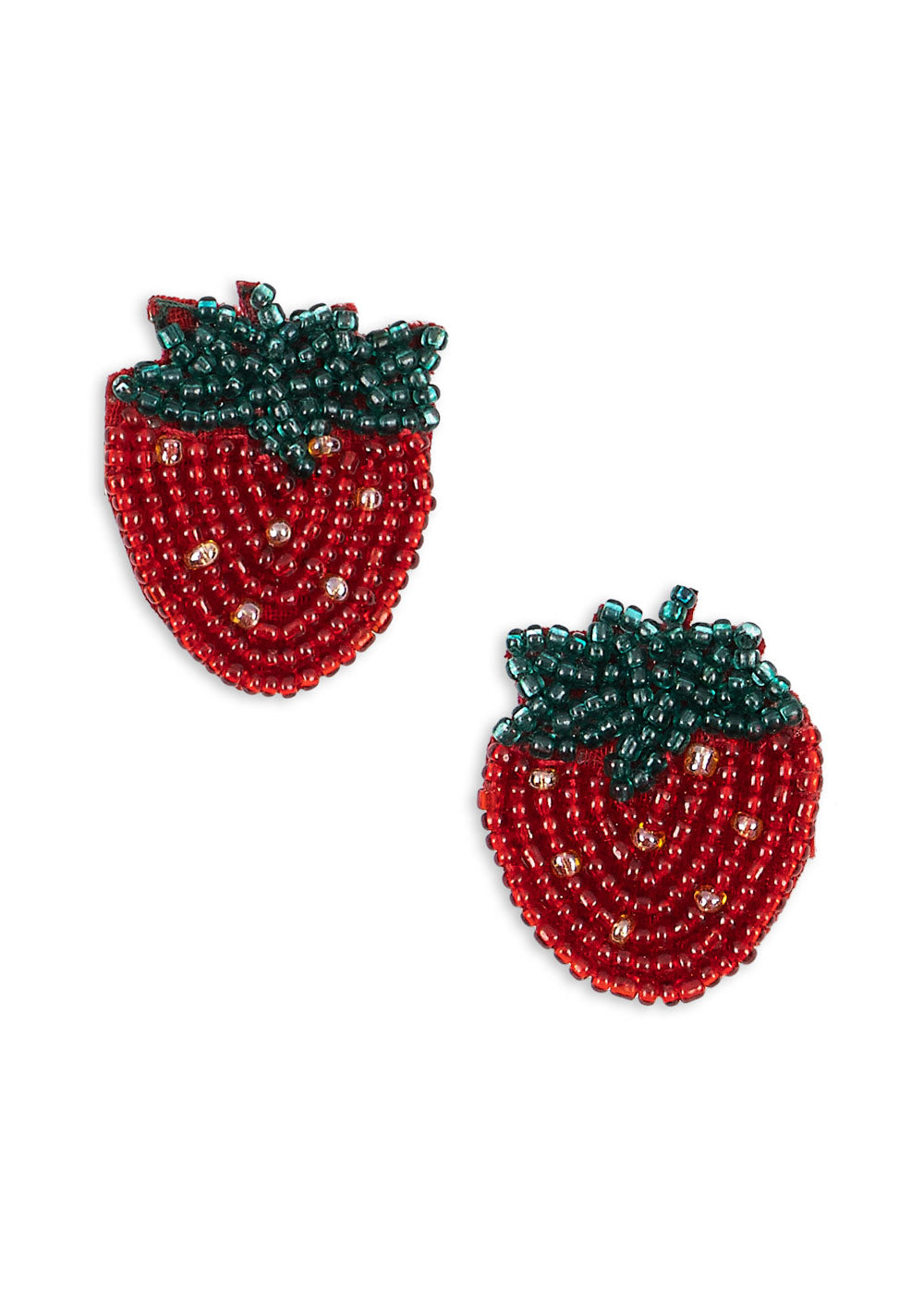 2-pack Strawberry Beaded haarclipjes