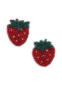 2-pack Strawberry Beaded haarclipjes