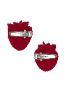 2-pack Strawberry Beaded haarclipjes