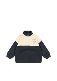 Loupy Lou half-zip sweater