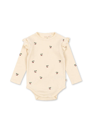 Sui Romper with ruffles