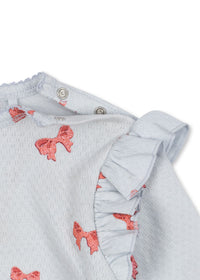 Sui Romper with ruffles