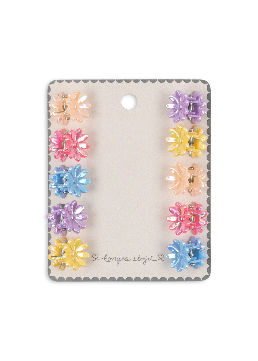 10-pack Mini Flower haarclipjes