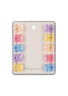 10-pack Mini Flower haarclipjes