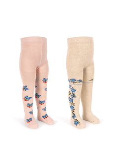 2-pack Flower & Cherry Jacquard Maillots