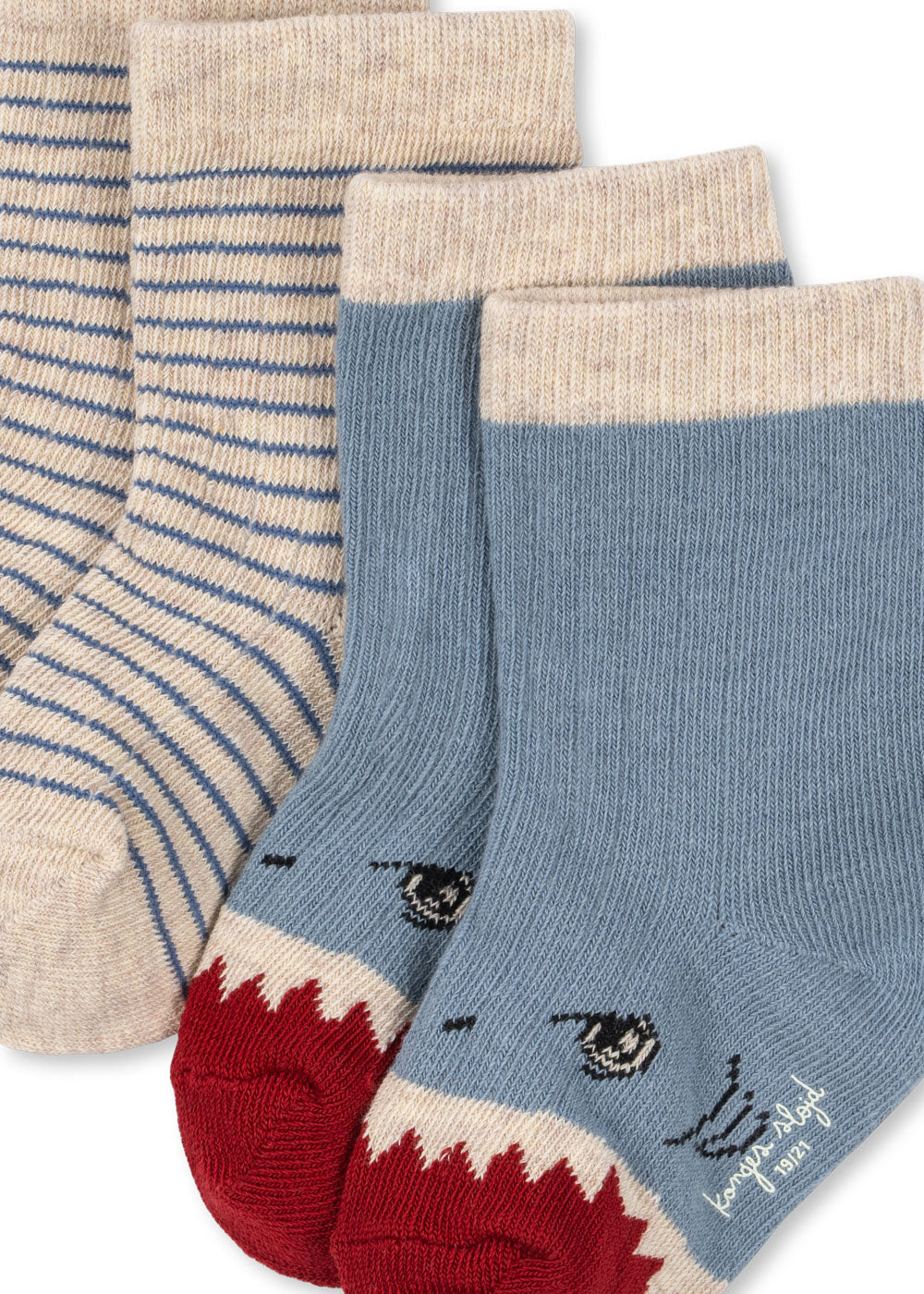 2-pack Shark Rib Sokken