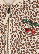 Juno Printed Sequin Bomber Jas