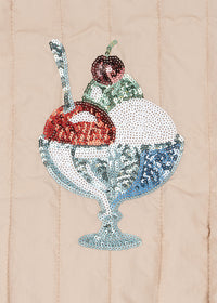 Juno Sequin Bomber Jas