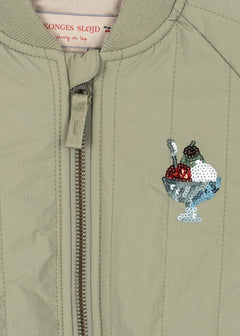 Juno Sequin Bomber Jas