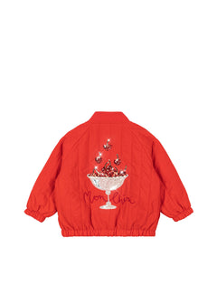 Juno Sequin Bomber Jas